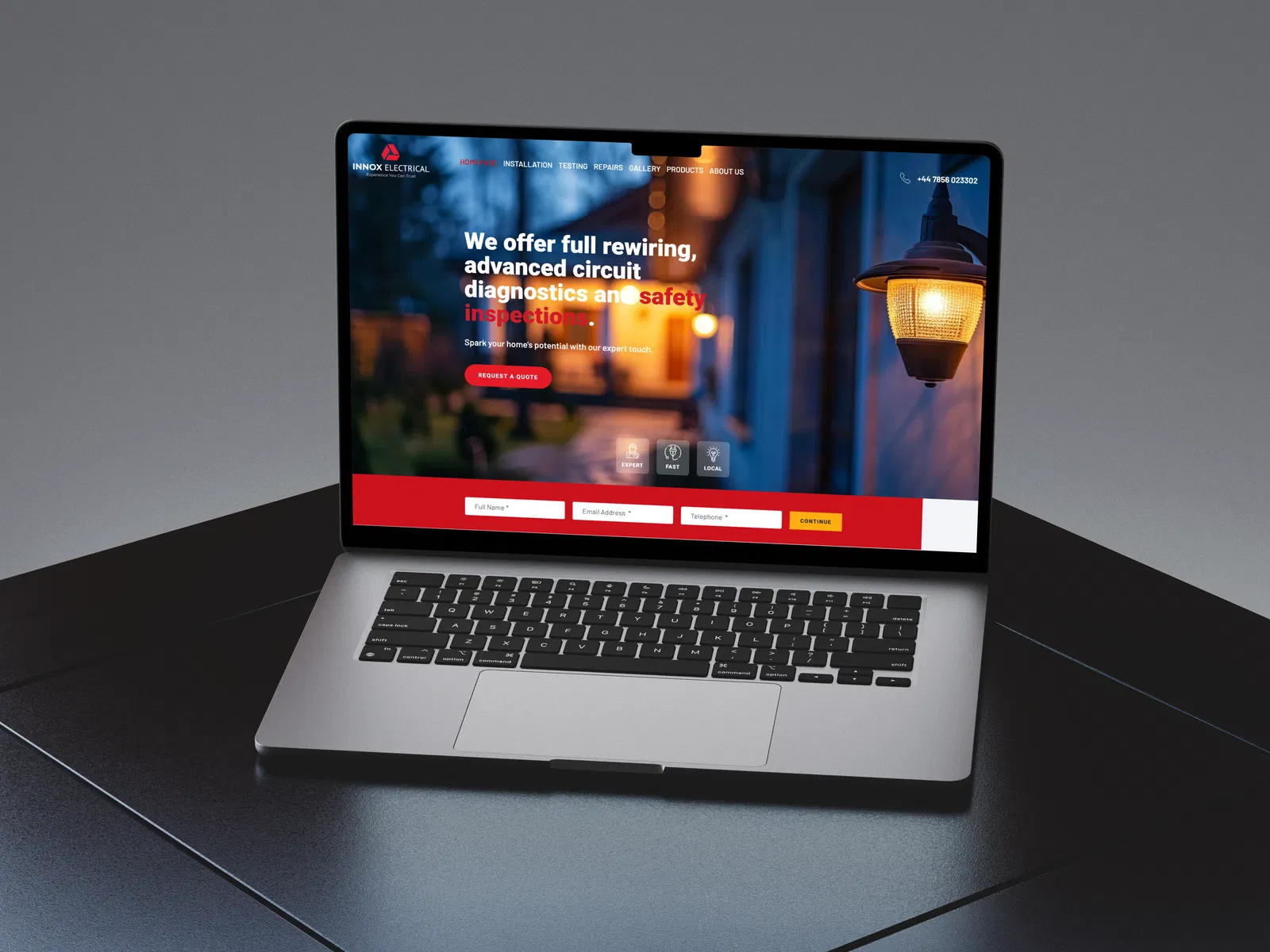 Electrical Web Design, Branding & e-Shop Build