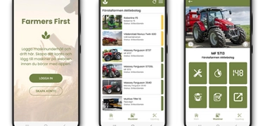 Serviceapp för maskinunderhåll