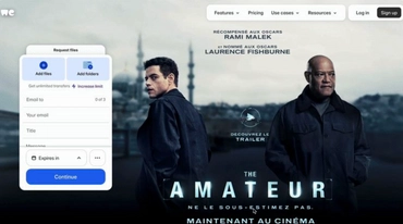 Disney+ × WeTransfer
