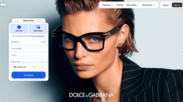 Dolce & Gabbana × WeTransfer