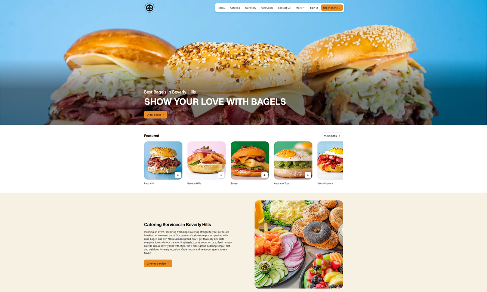 Beverly Hills Bagel Local SEO