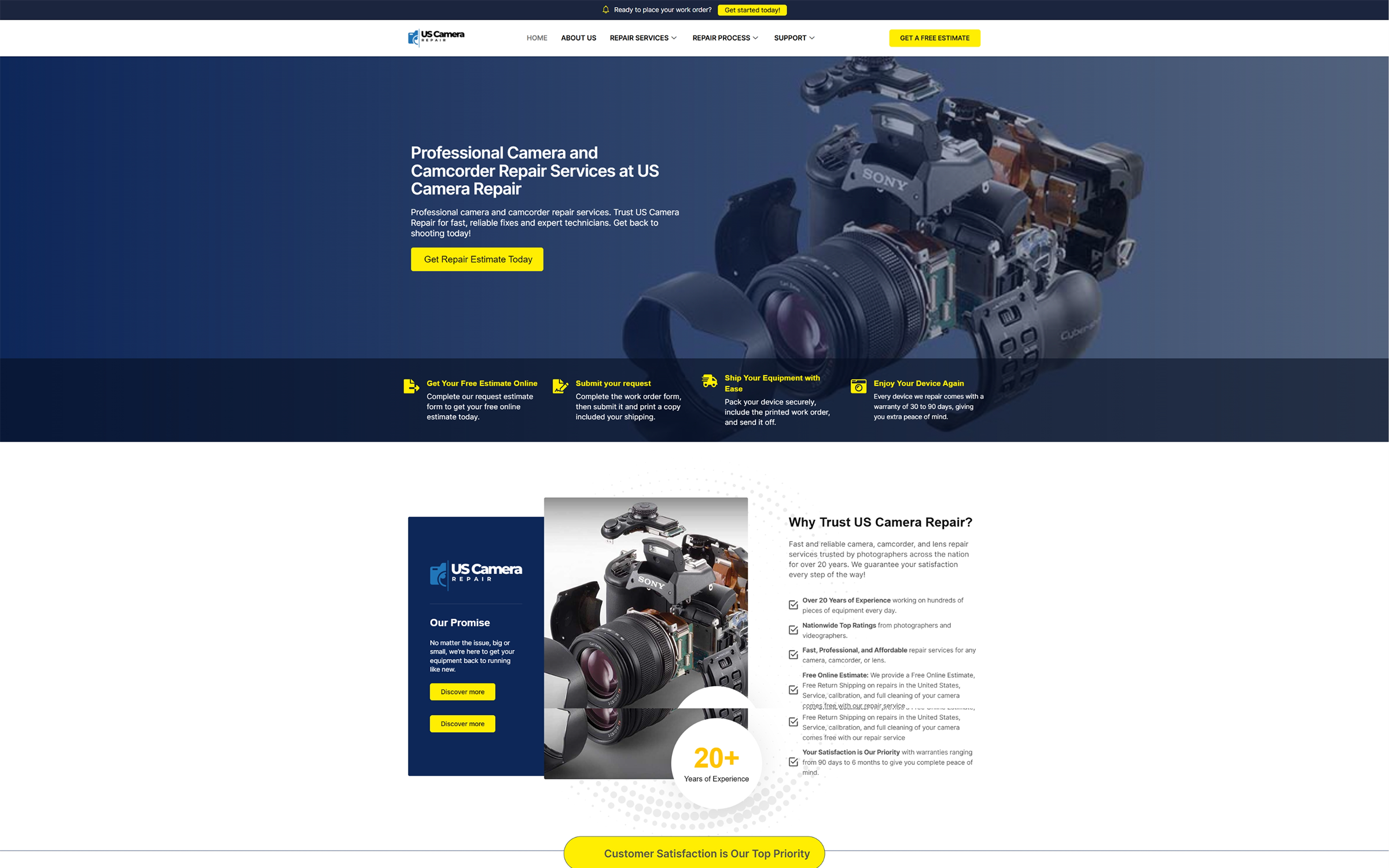 US Camera Repair SEO