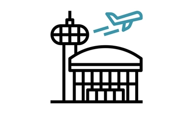 Flyplassreklame Harstad tidende