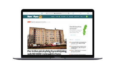 Displayannonsering på Hem & Hyra