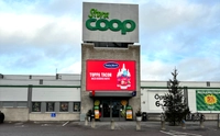 Digital Out Of Home - Supermarket 250 meter