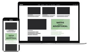 GAFFA Native / Advertorial