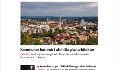Newsletter - Arkitekten.se