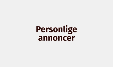 Personlige annoncer