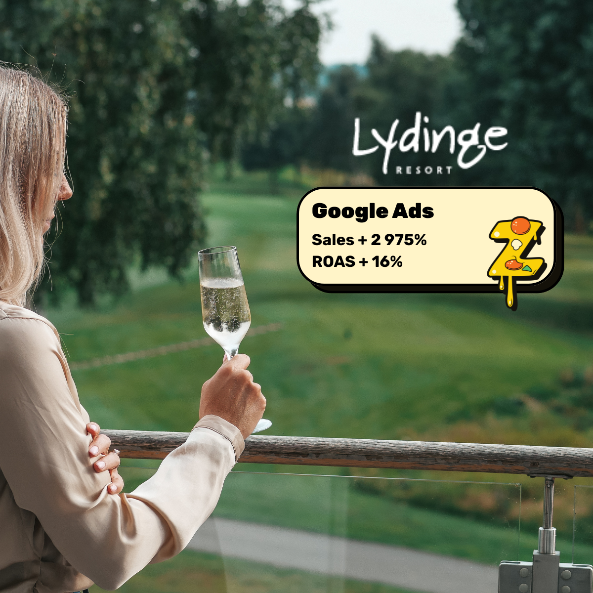 Skalning av intäkter med 2 975% för Lydinge Resort genom datadriven annonsering