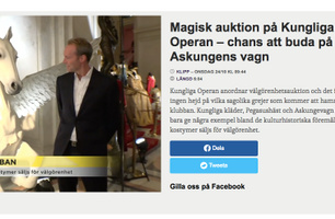 Välgörenhetsauktion på Operan 24 oktober 2018