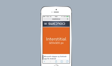 Mobilannonsering på Swedroid.se