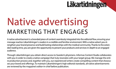Native advertising