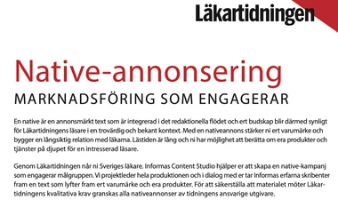 Nativeannonsering