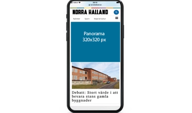 Mobilannonsering på norrahalland.se