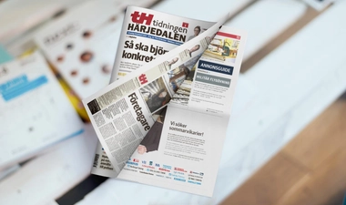 Textsida Tidningen Härjedalen