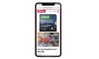 Mobilannonsering Affärsvärlden