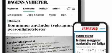 Granskning av kommuners inköp av personlighetstester gav spridning i Sveriges största medier