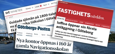 Lokal och nationell publicitet när Ioffice öppnade nytt kontor i Göteborg