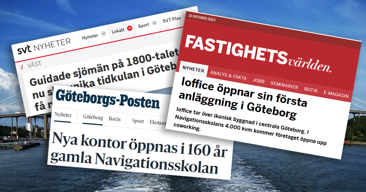 Lokal och nationell publicitet när Ioffice öppnade nytt kontor i Göteborg