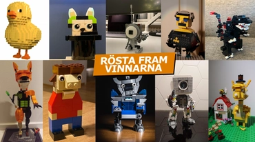 Våra medlemmar byggde LEGO i The Creator Challenge