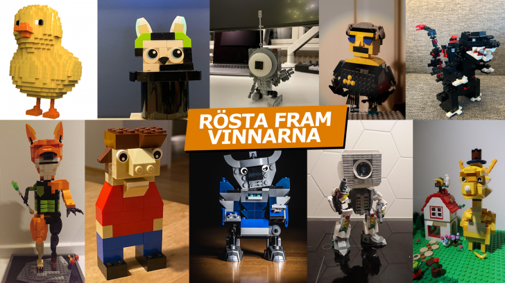 Våra medlemmar byggde LEGO i The Creator Challenge