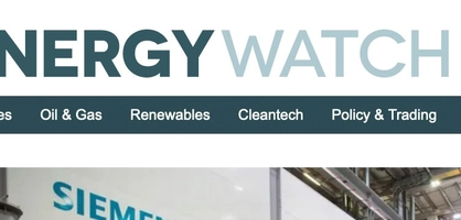 EnergyWatch.com banner advertisement