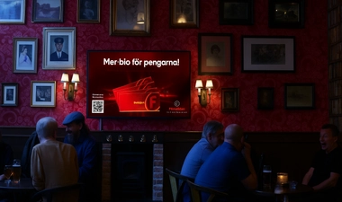 TV-reklam i publika miljöer